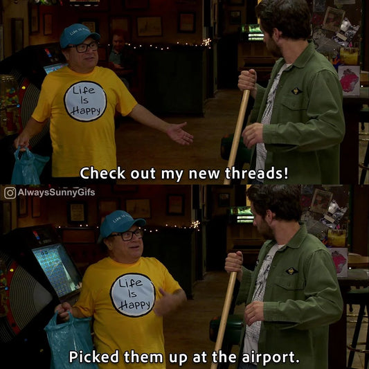 Just farting around at the airport...