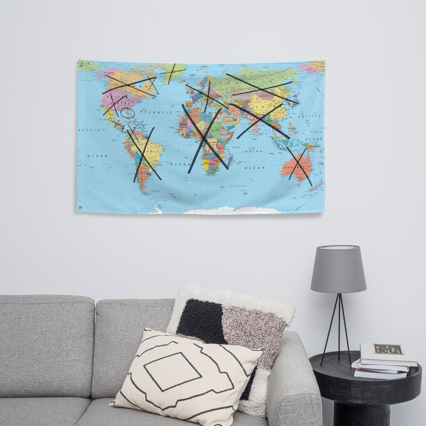 Mac planning a trip flag
