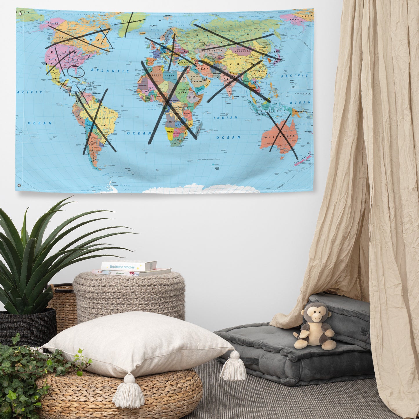 Mac planning a trip flag