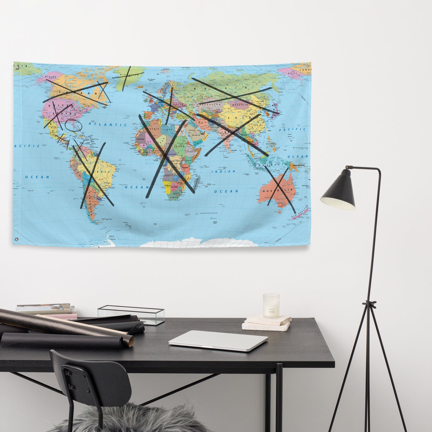 Mac planning a trip flag