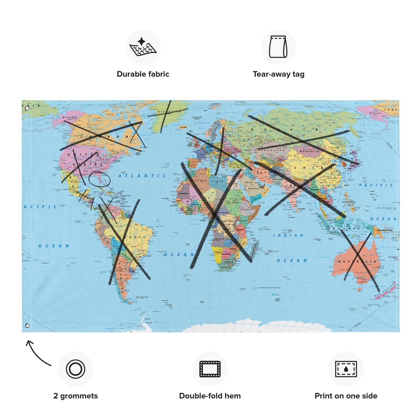 Mac planning a trip flag