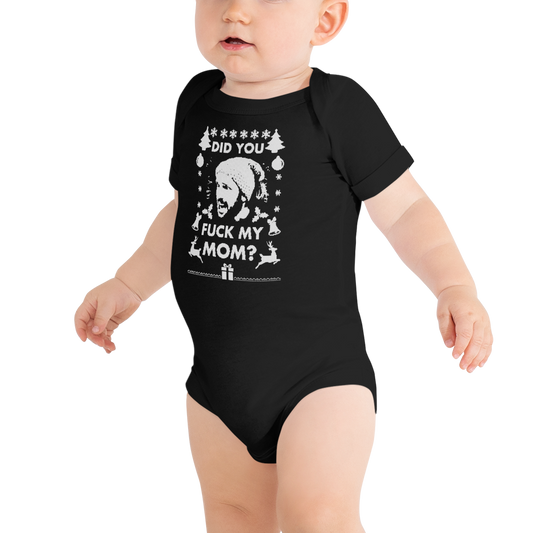 Did You Santa?? X-Mas Short Sleeve One Piece (Onesie)