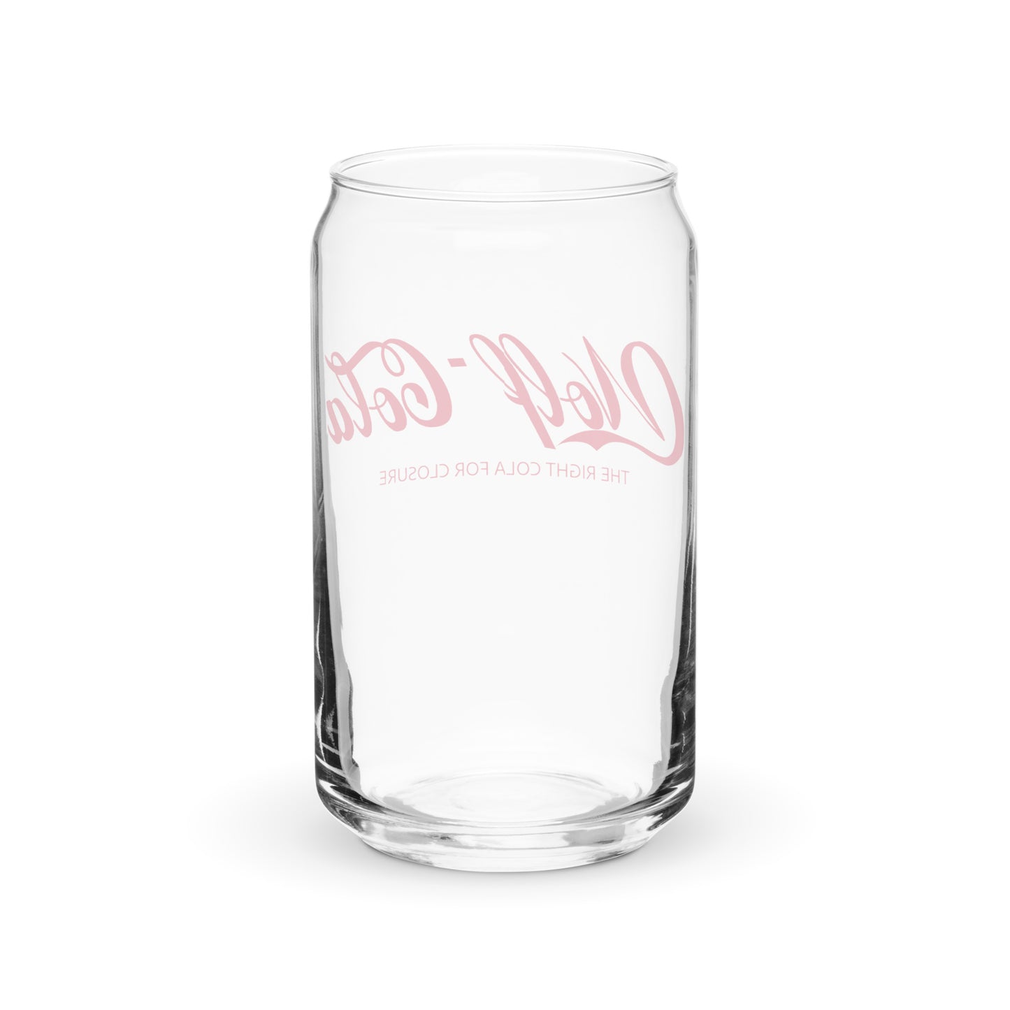 Wolf Cola Can-shaped glass