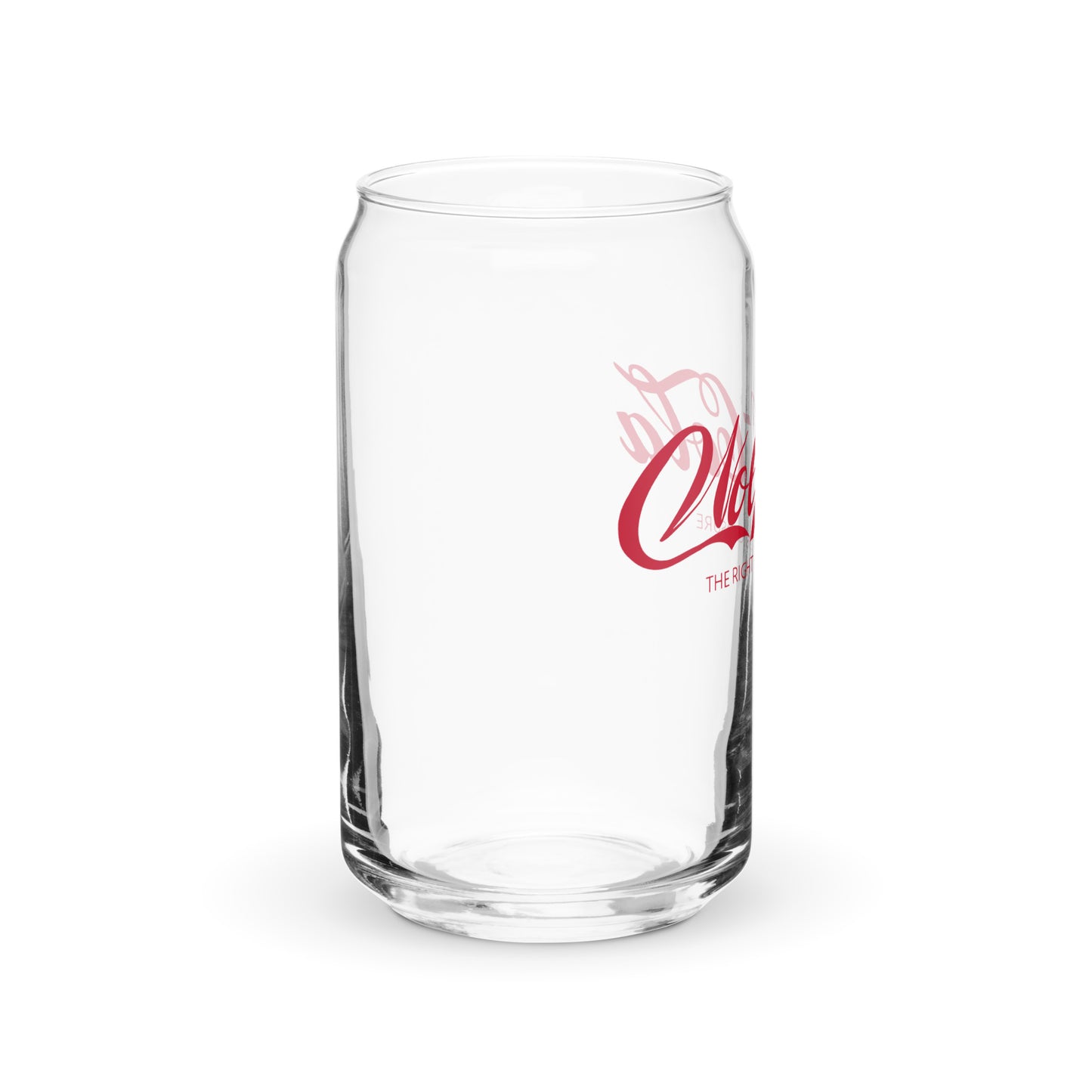 Wolf Cola Can-shaped glass