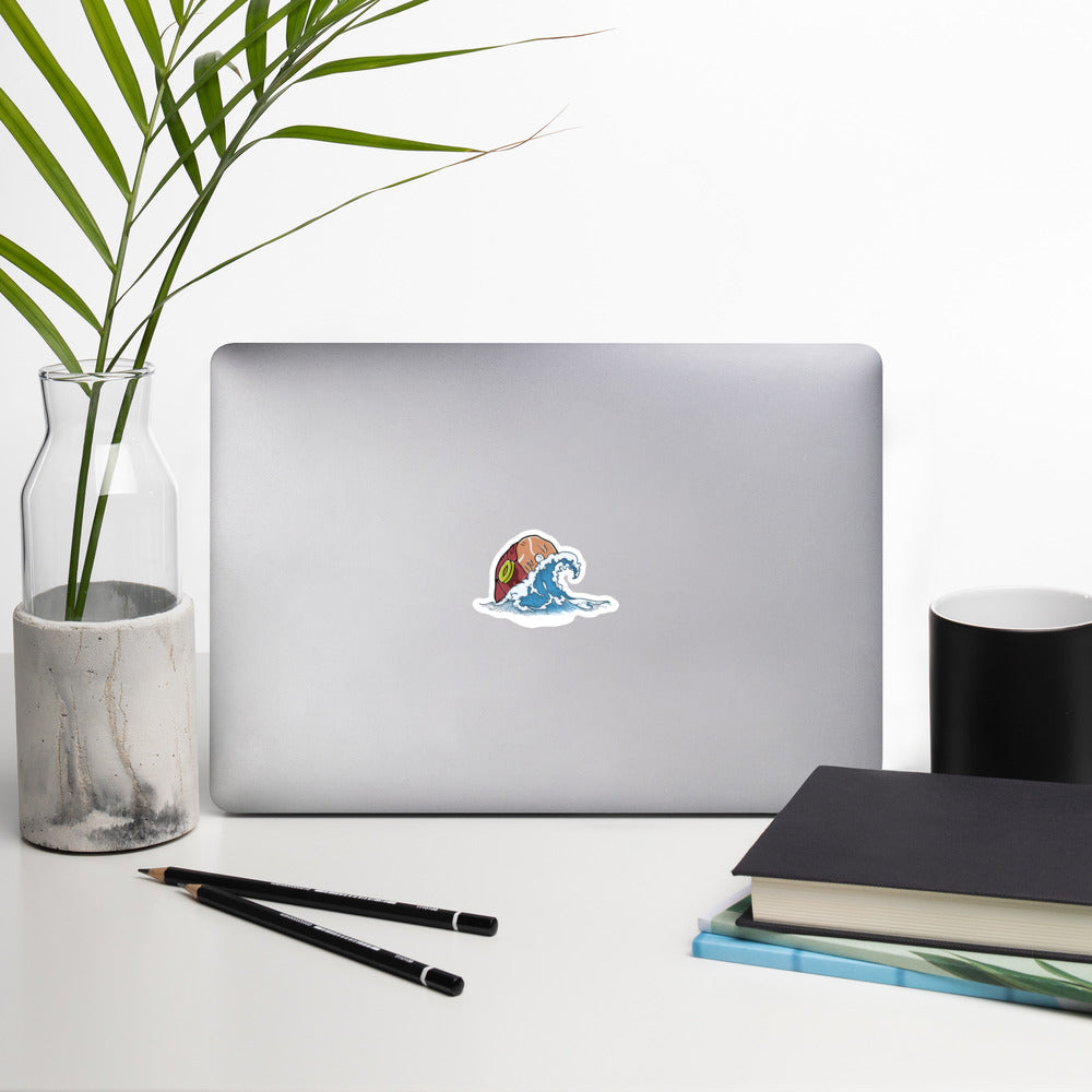 Rum Ham Wave Bubble-free stickers