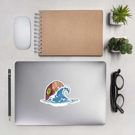 Rum Ham Wave Bubble-free stickers