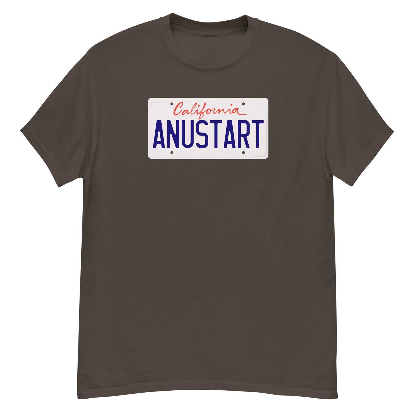Anustart Minimal License Plate classic tee