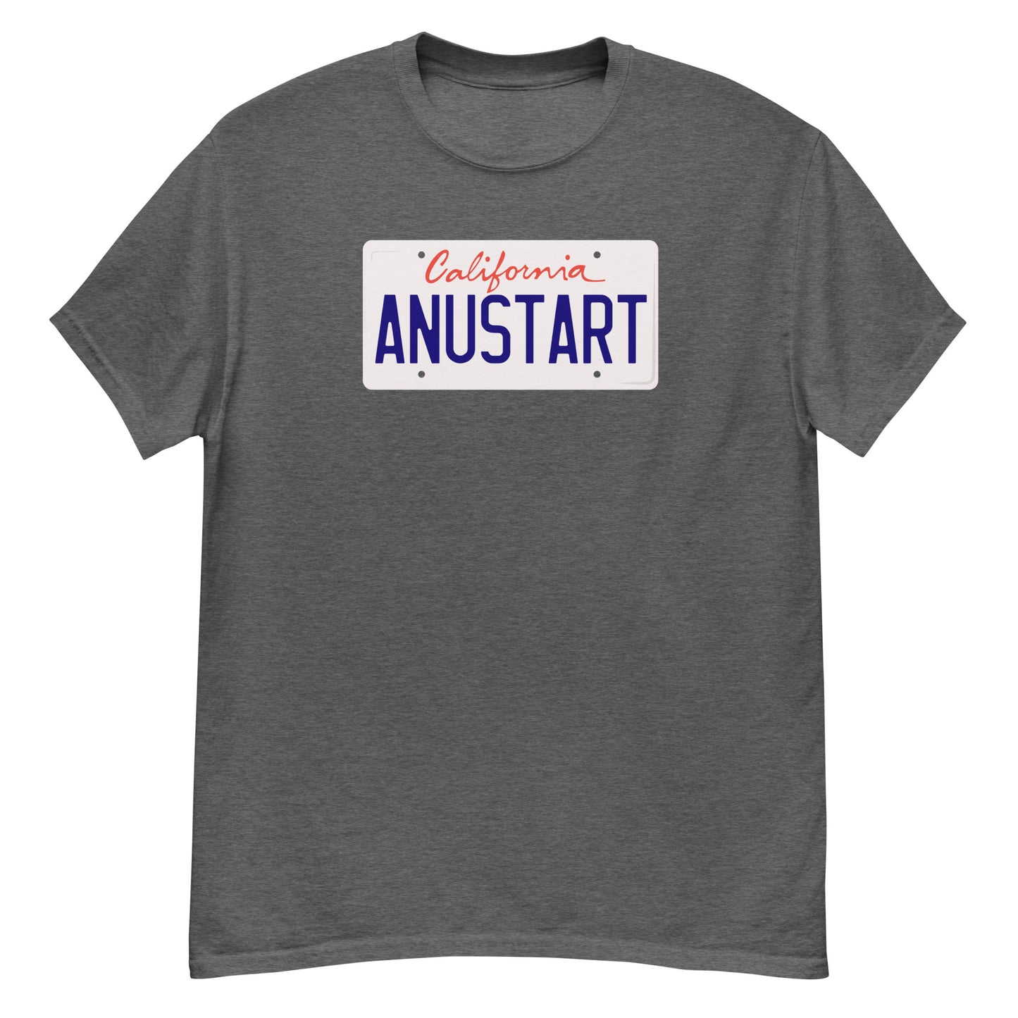 Anustart Minimal License Plate classic tee