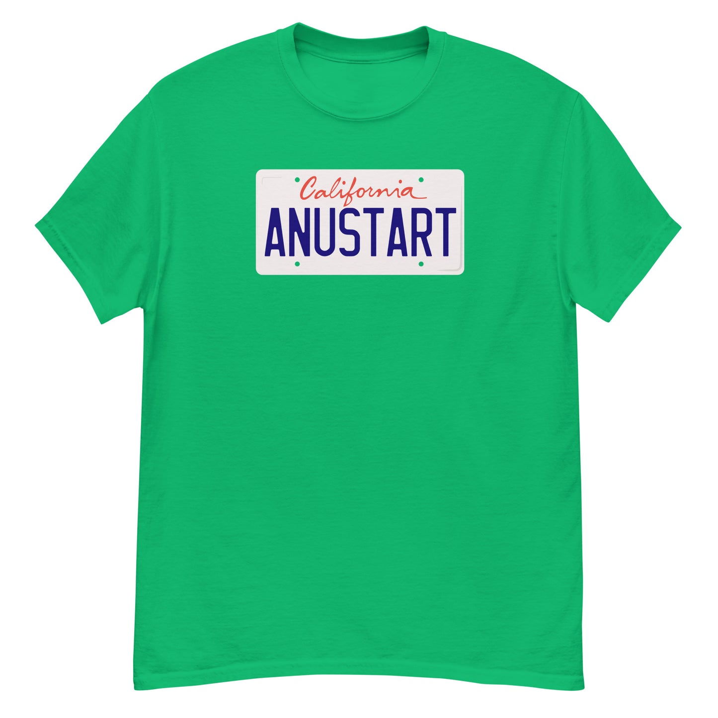 Anustart Minimal License Plate classic tee
