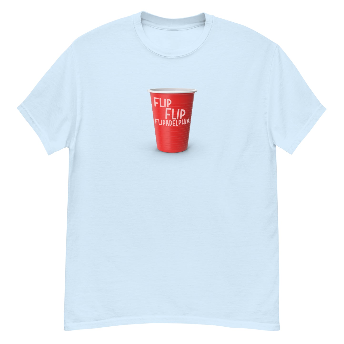Flip a Delphia Solo Cup classic tee