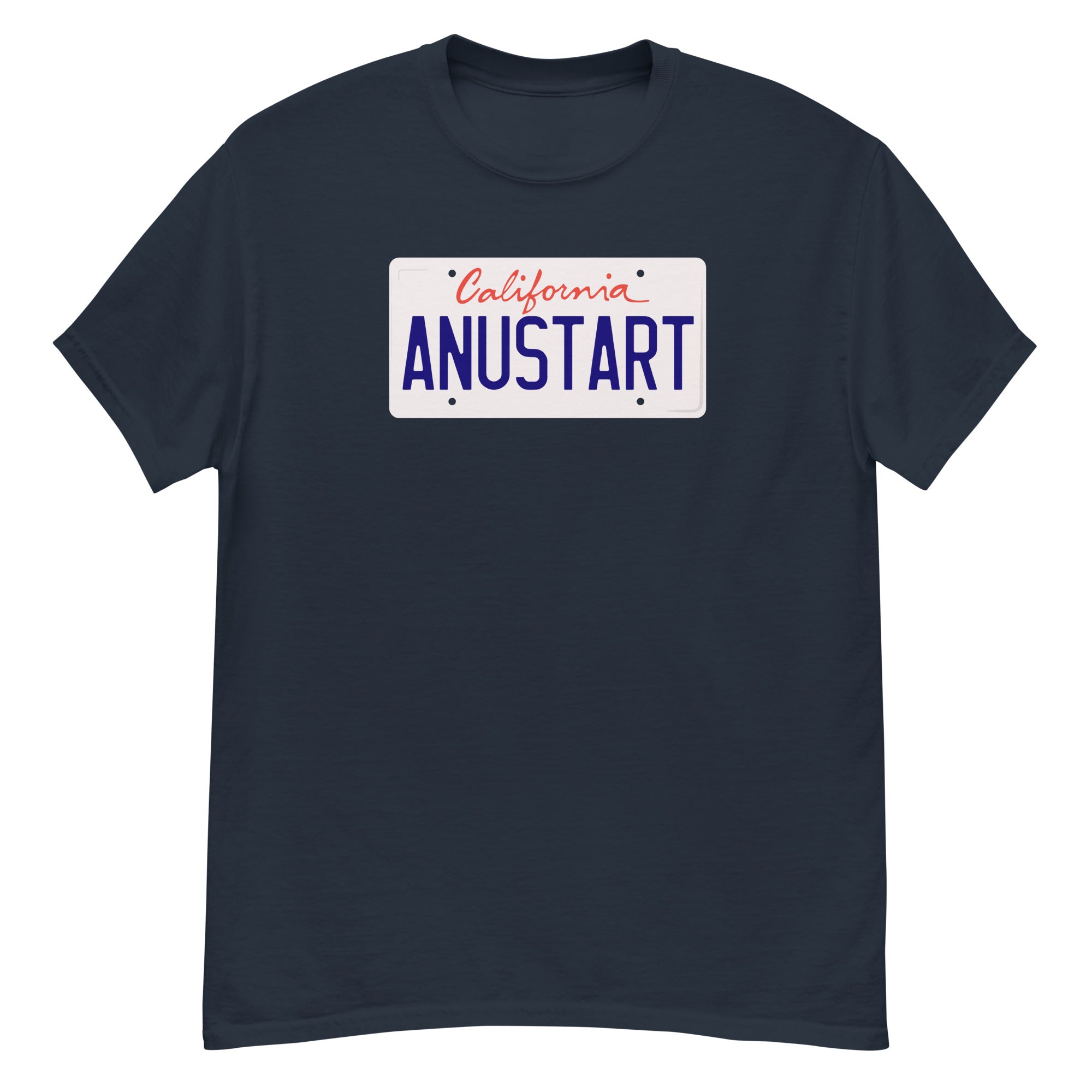 Anustart Minimal License Plate classic tee