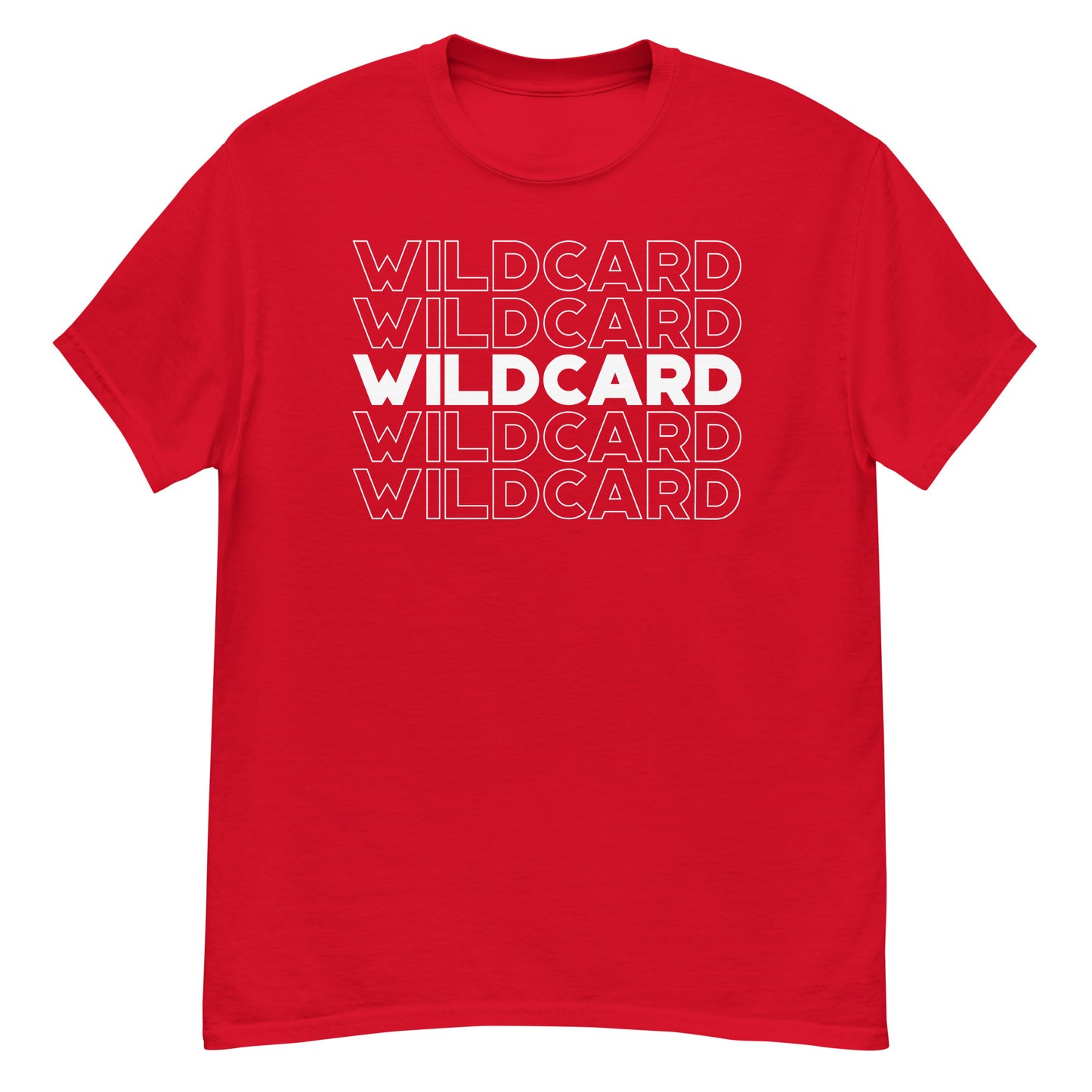 Wildcard Wildcard Wildcard classic tee