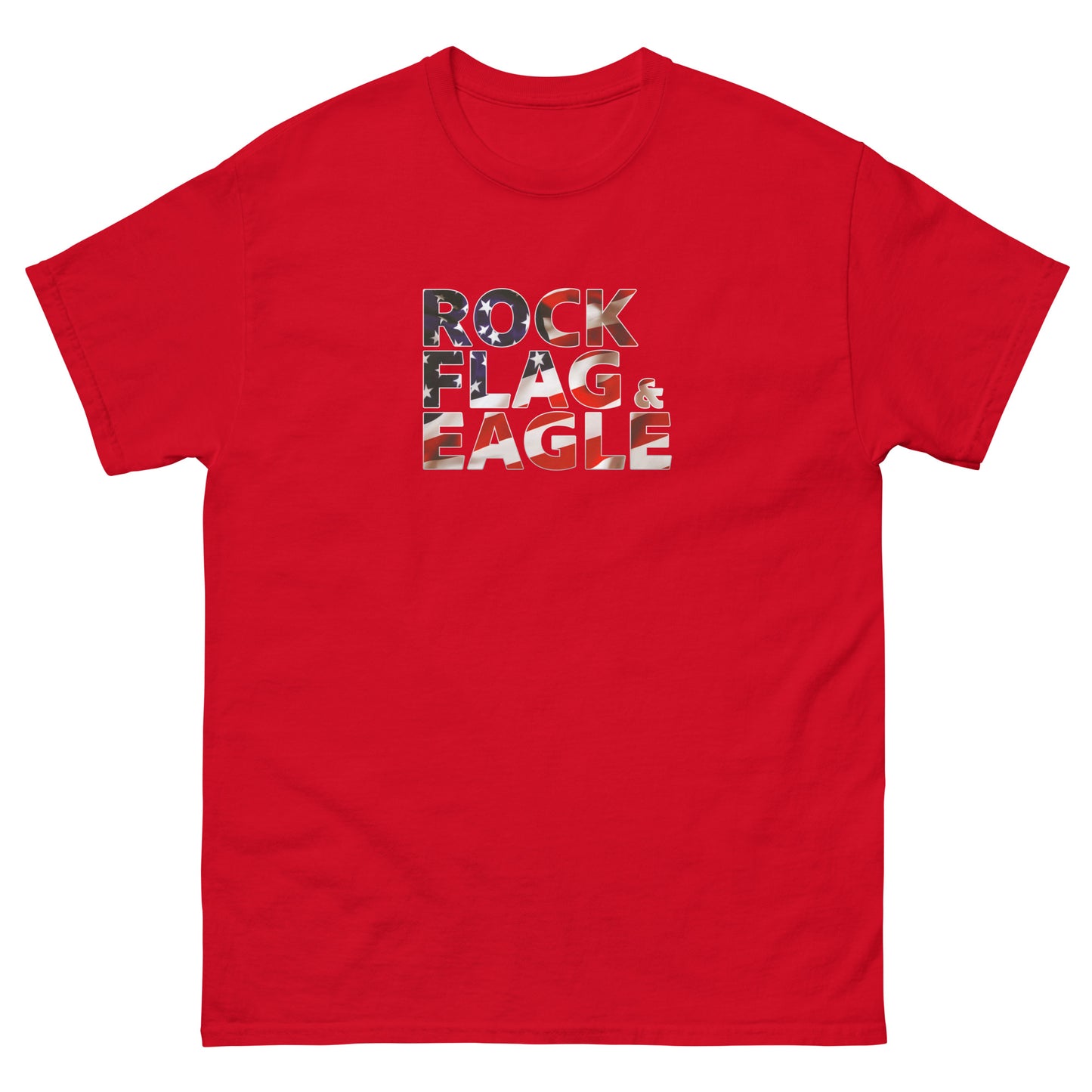 Rock Flag & Eagle Unisex Tee