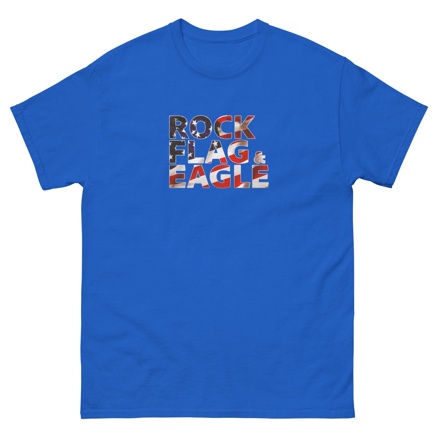 Rock Flag & Eagle Unisex Tee