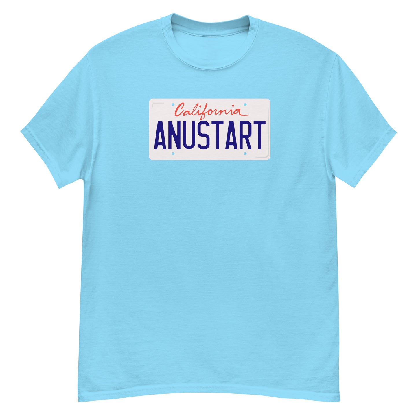 Anustart Minimal License Plate classic tee