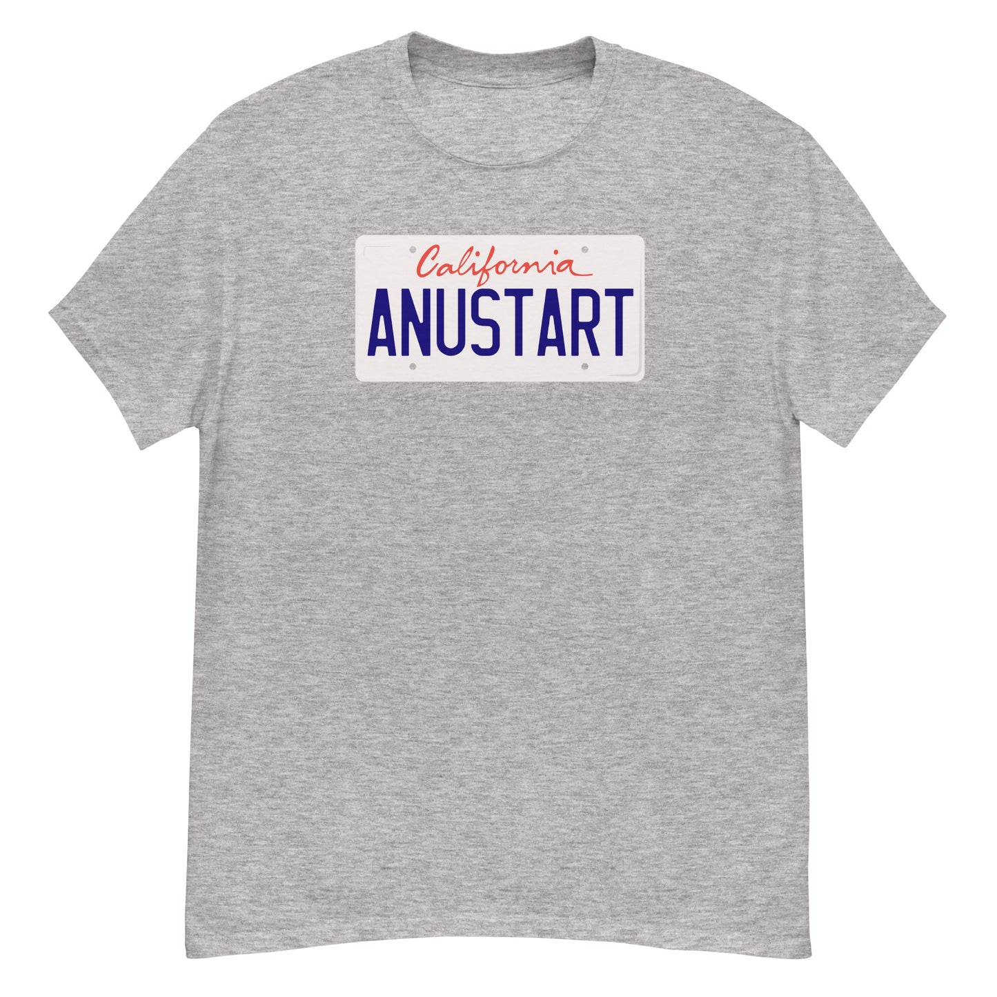 Anustart Minimal License Plate classic tee