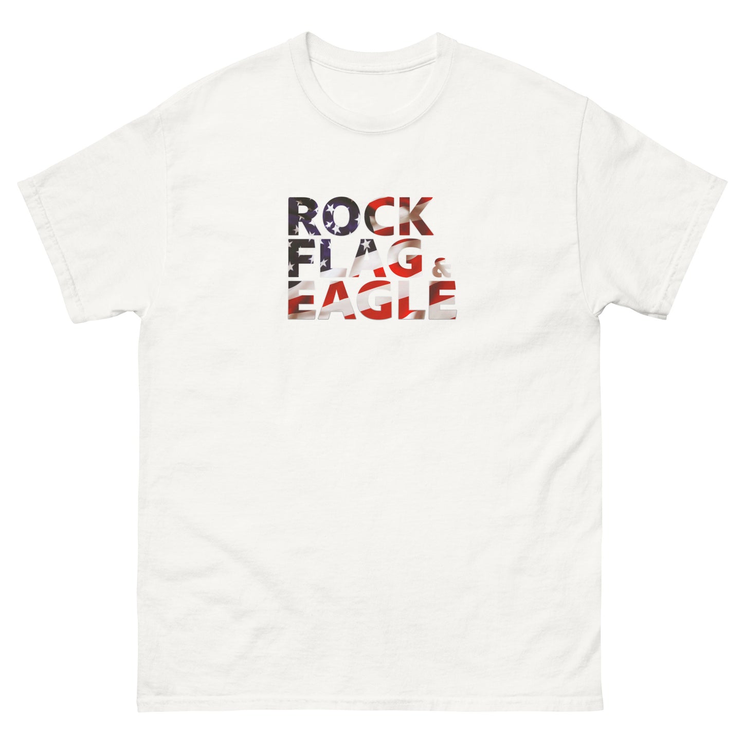 Rock Flag & Eagle Unisex Tee