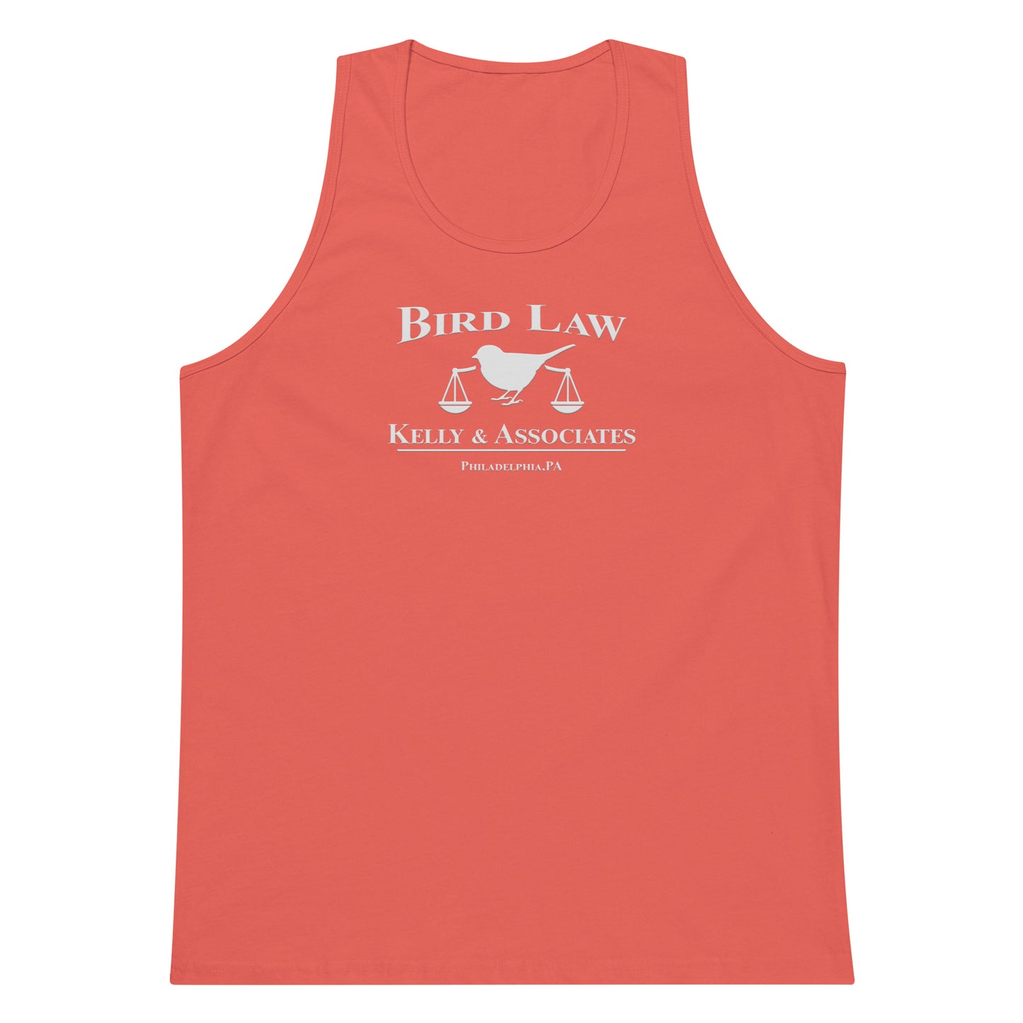 Bird Law Kelly and Associates (White Logo) Premium Tank Top