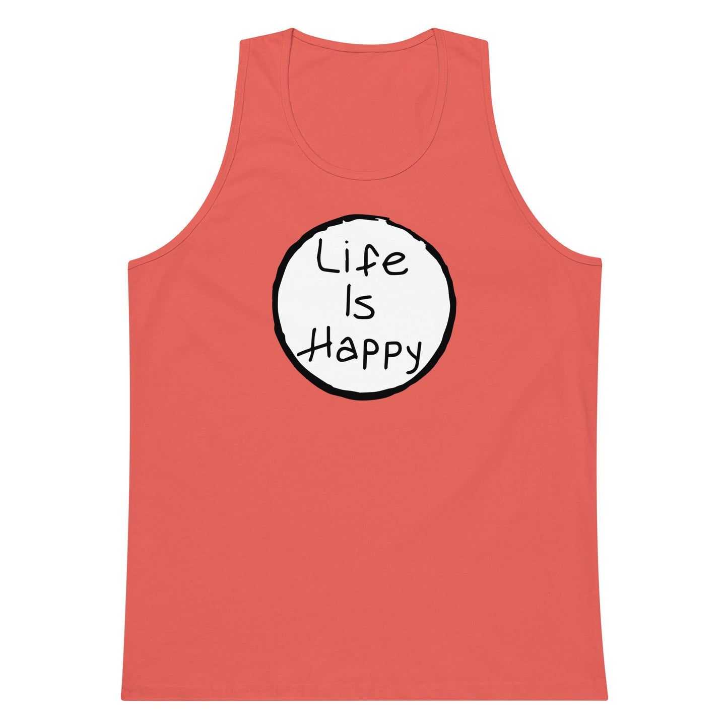 Life is Happy premium tank top