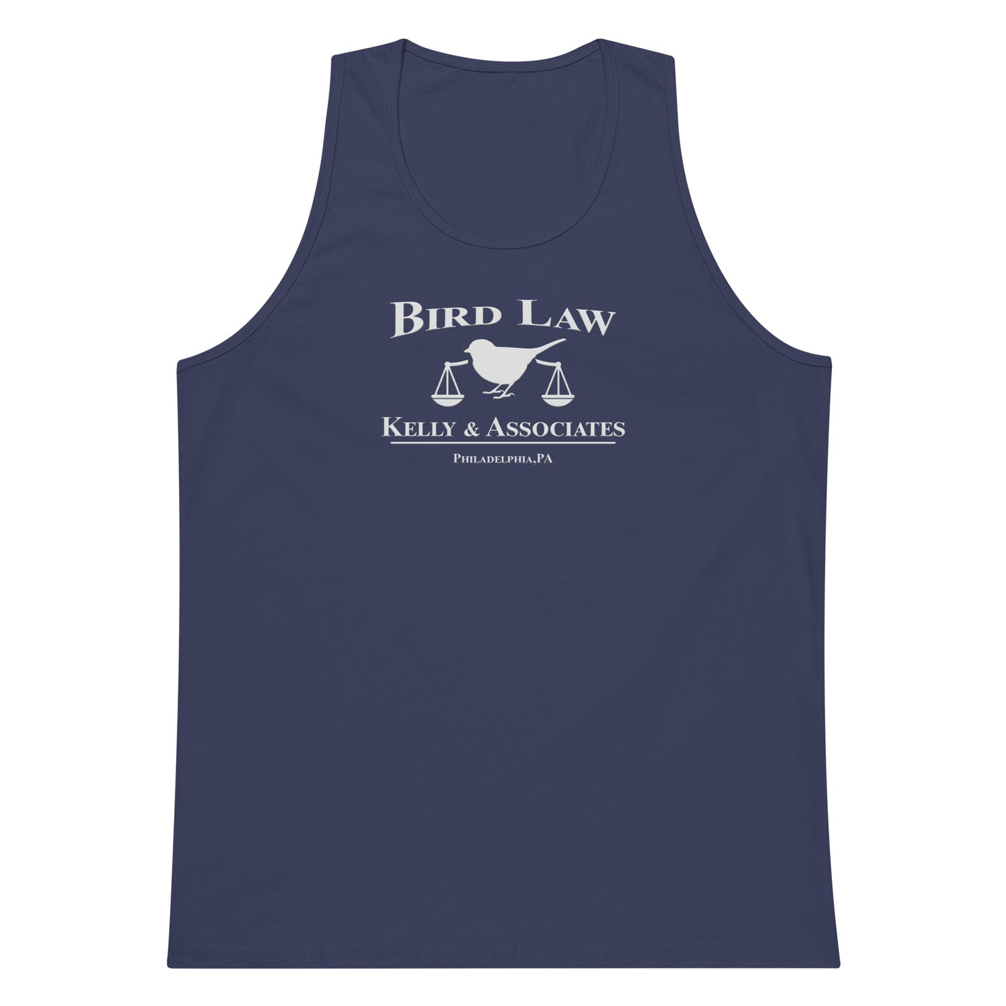 Bird Law Kelly and Associates (White Logo) Premium Tank Top