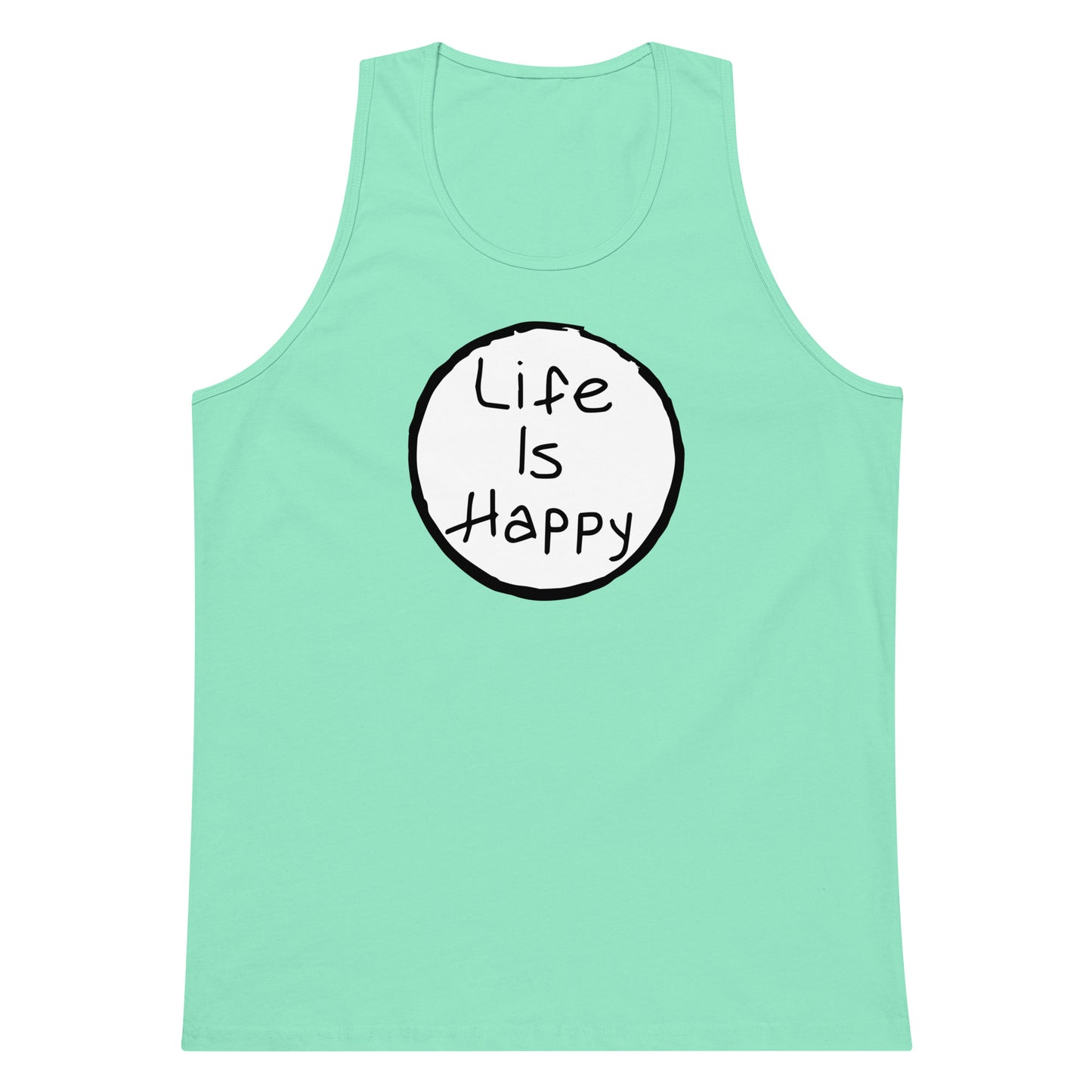 Life is Happy premium tank top