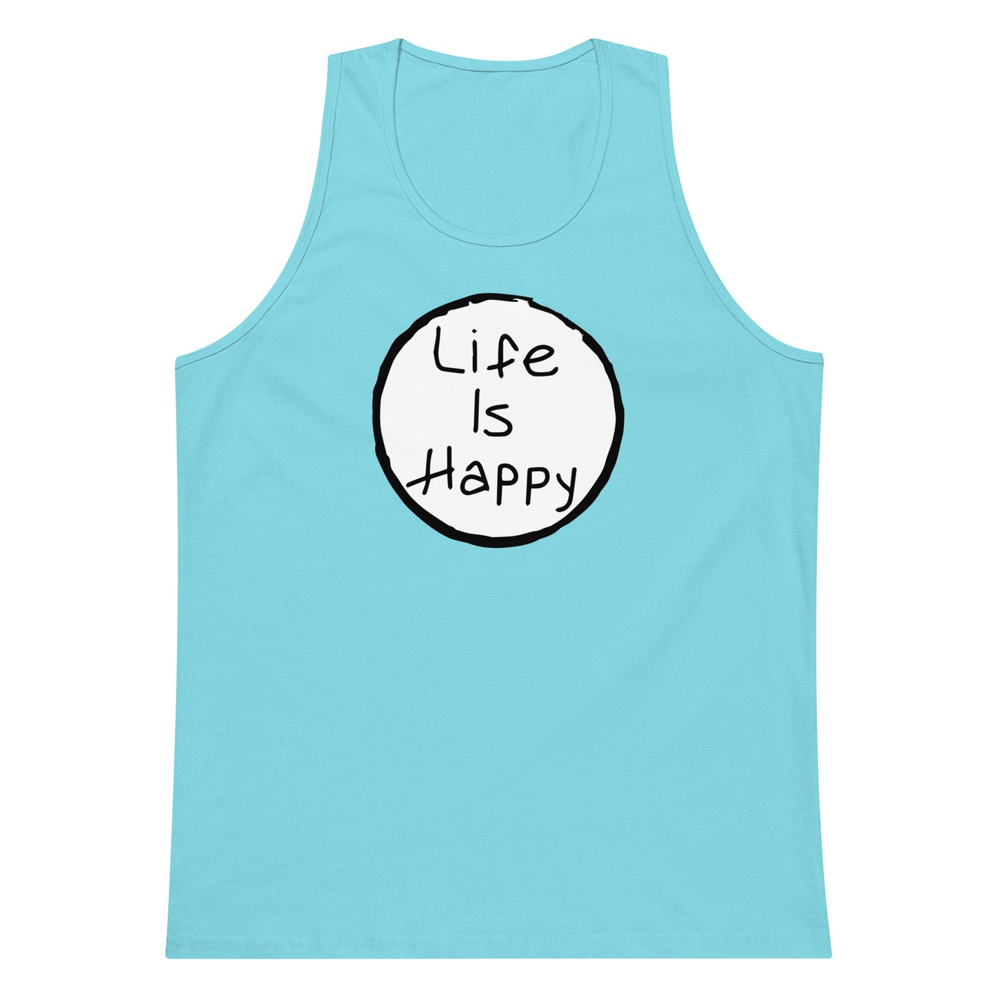Life is Happy premium tank top
