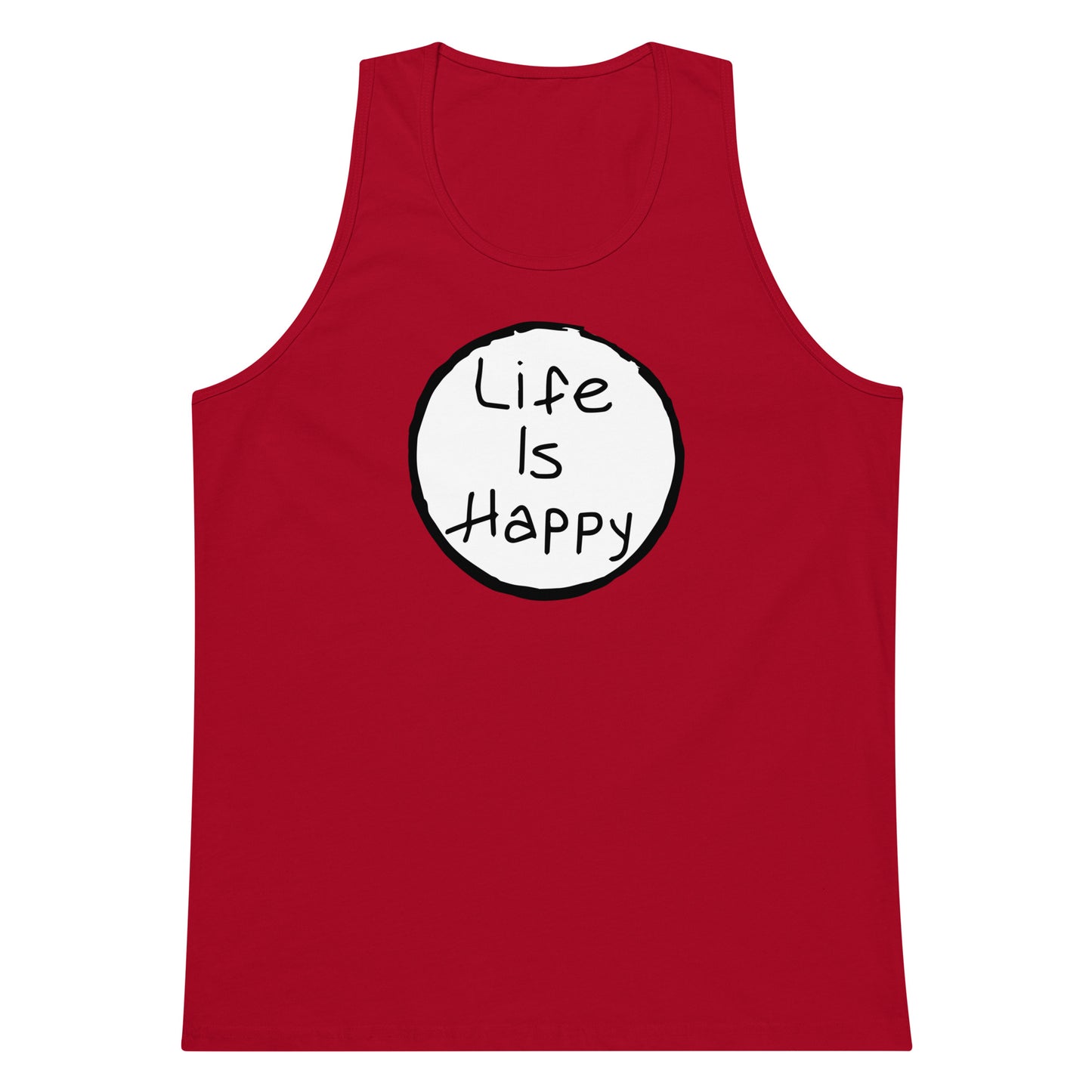 Life is Happy premium tank top