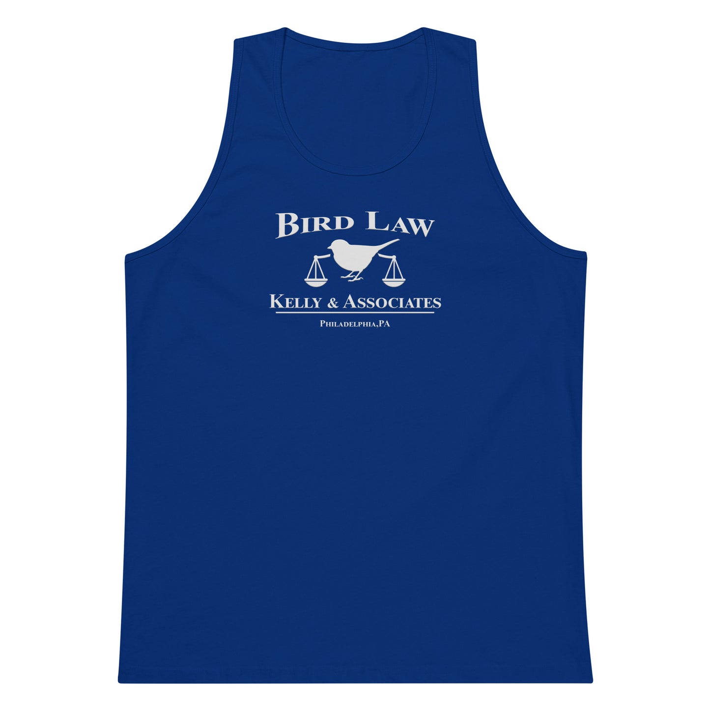 Bird Law Kelly and Associates (White Logo) Premium Tank Top