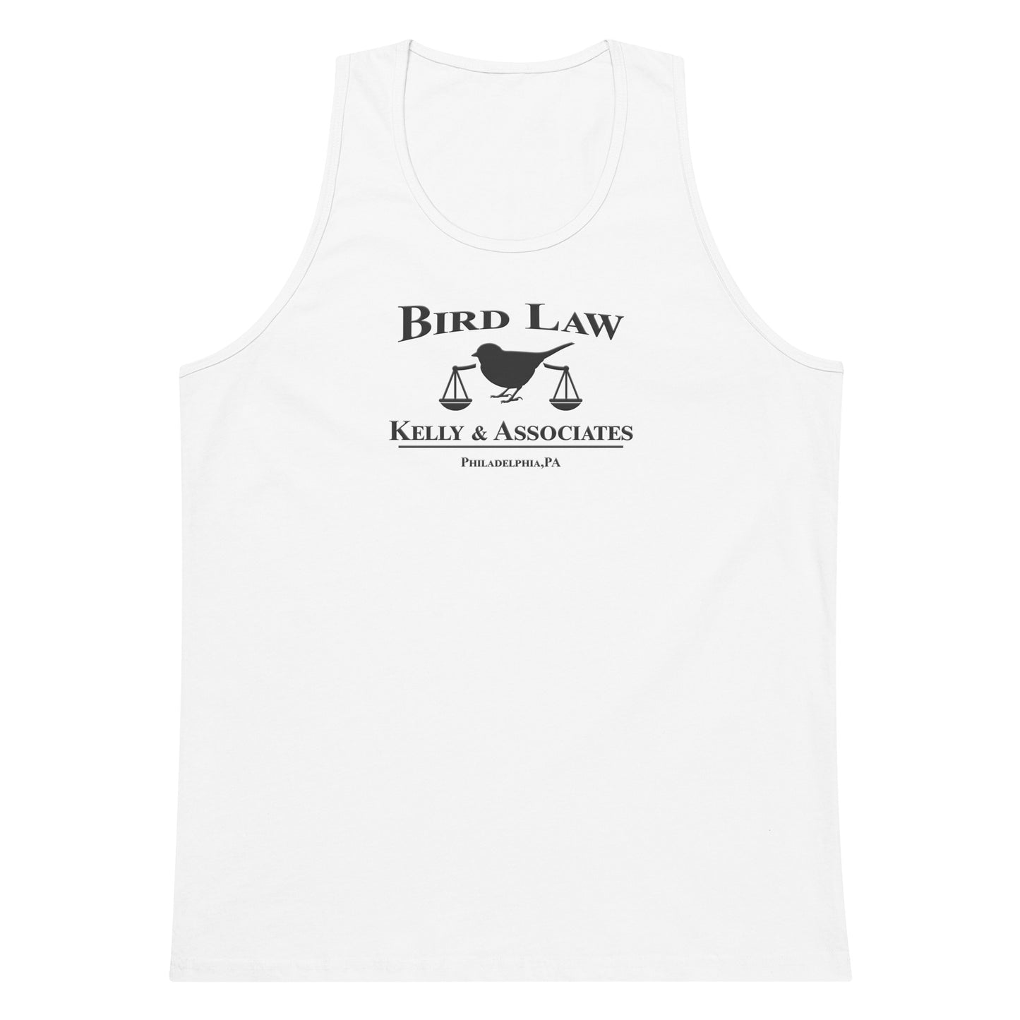 Bird Law Kelly and Associates (Black Logo) Premium Tank Top