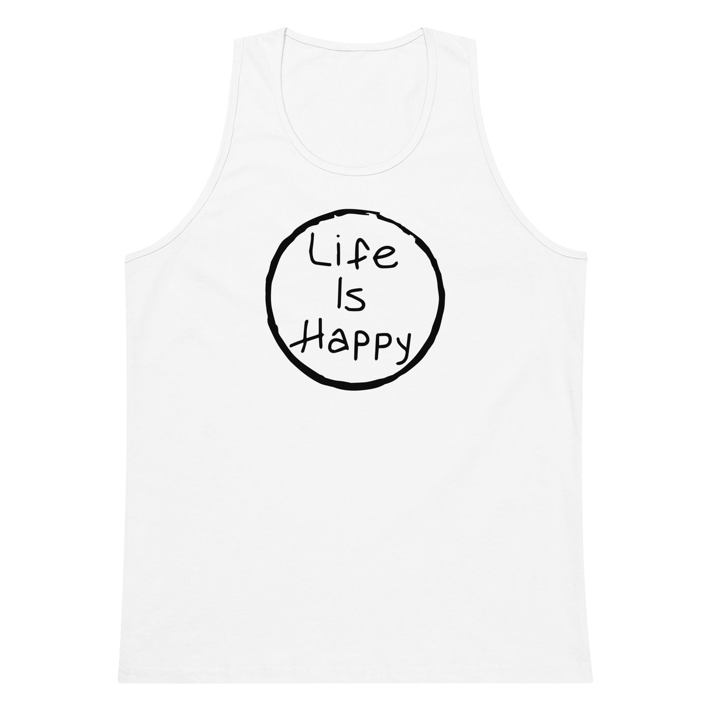 Life is Happy premium tank top