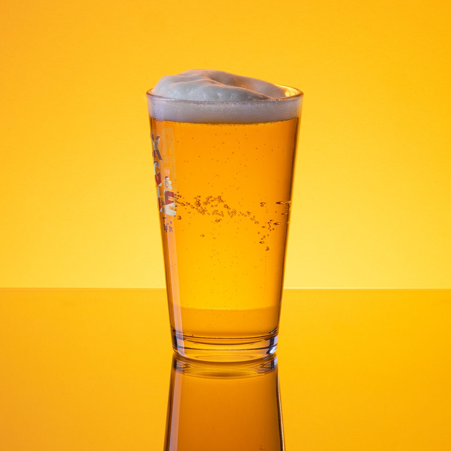 Rock Flag & Eagle Pint Glass