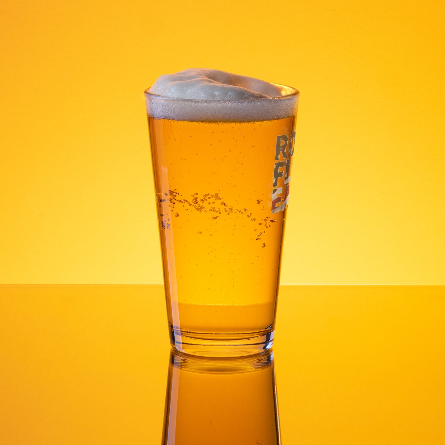 Rock Flag & Eagle Pint Glass
