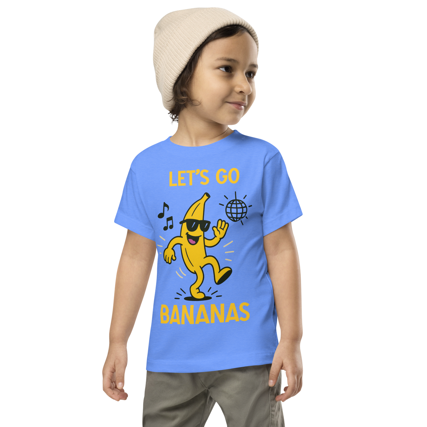 Let's Go Bananas - Benny The Banana - Toddler Short Sleeve Tee