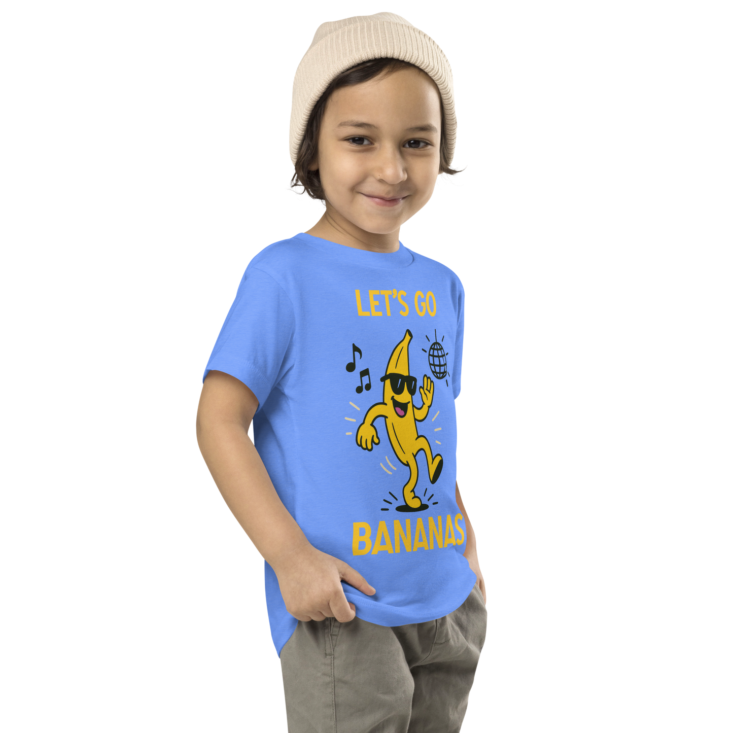 Let's Go Bananas - Benny The Banana - Toddler Short Sleeve Tee