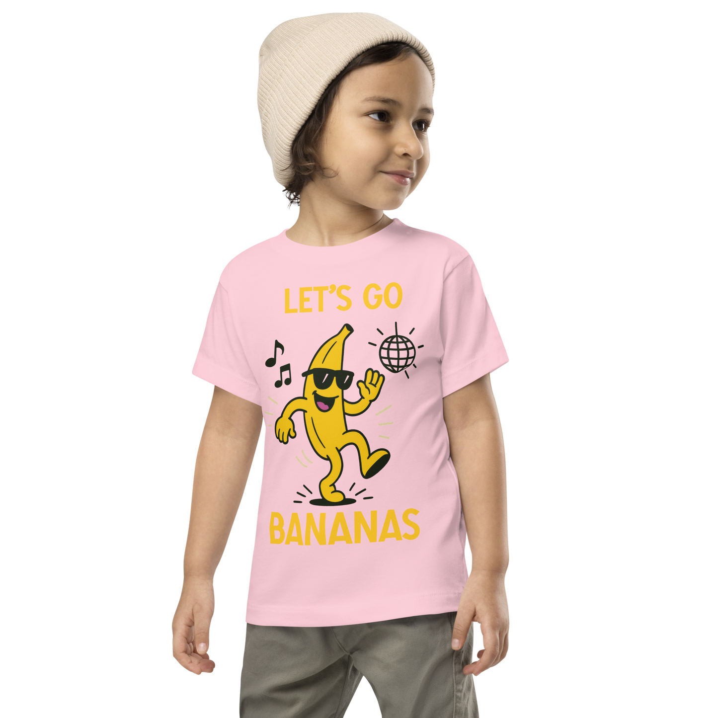 Let's Go Bananas - Benny The Banana - Toddler Short Sleeve Tee