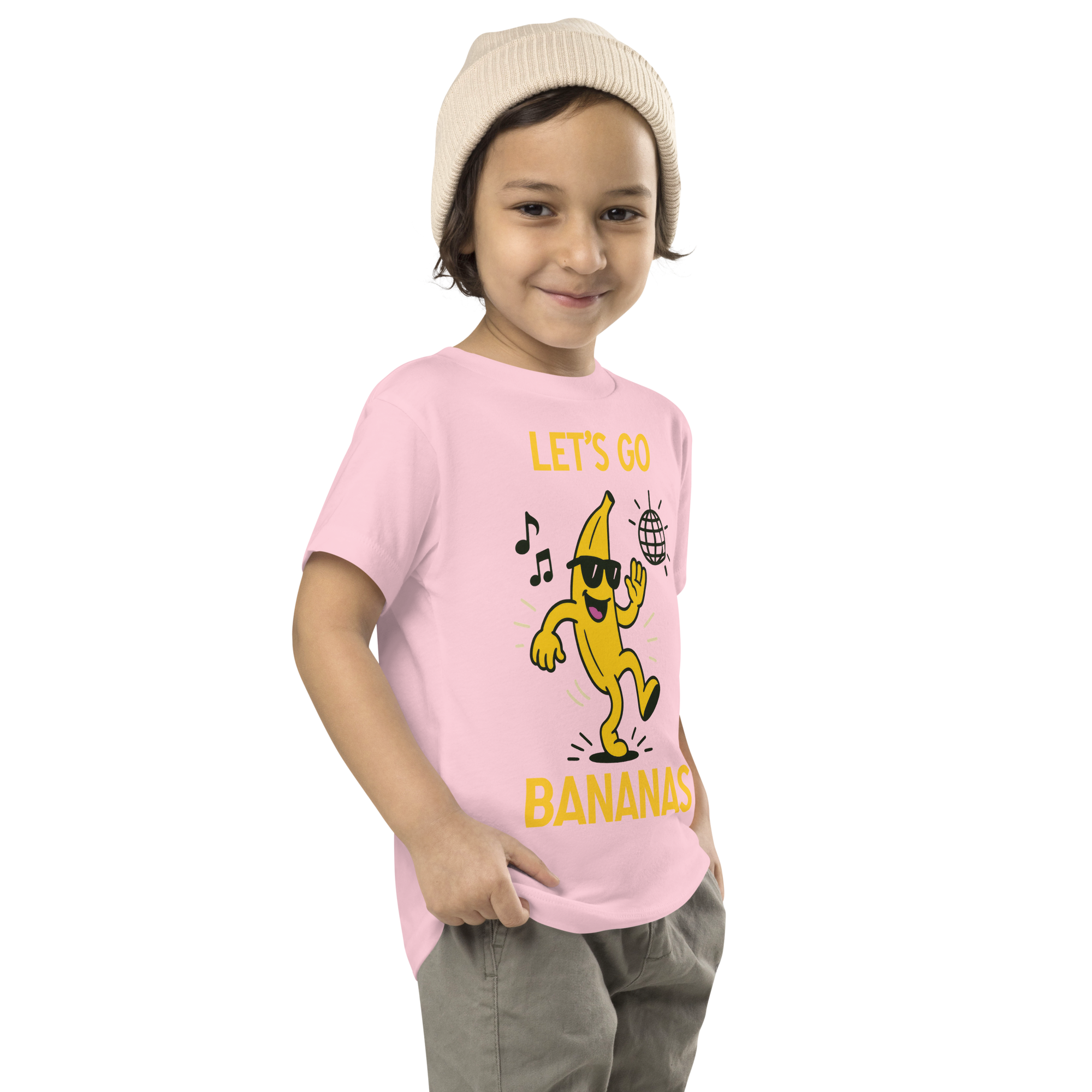 Let's Go Bananas - Benny The Banana - Toddler Short Sleeve Tee