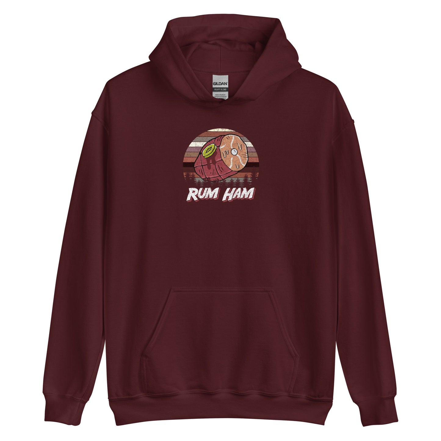 Rum Ham Retro Unisex Hoodie