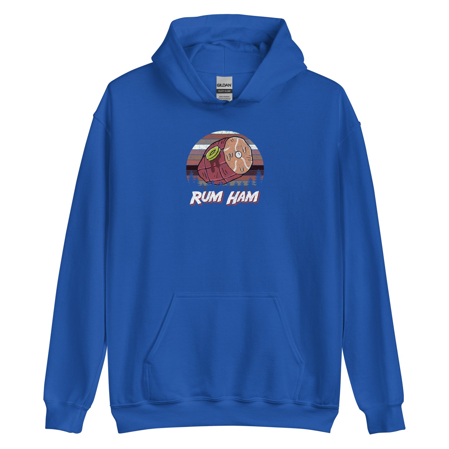 Rum Ham Retro Unisex Hoodie