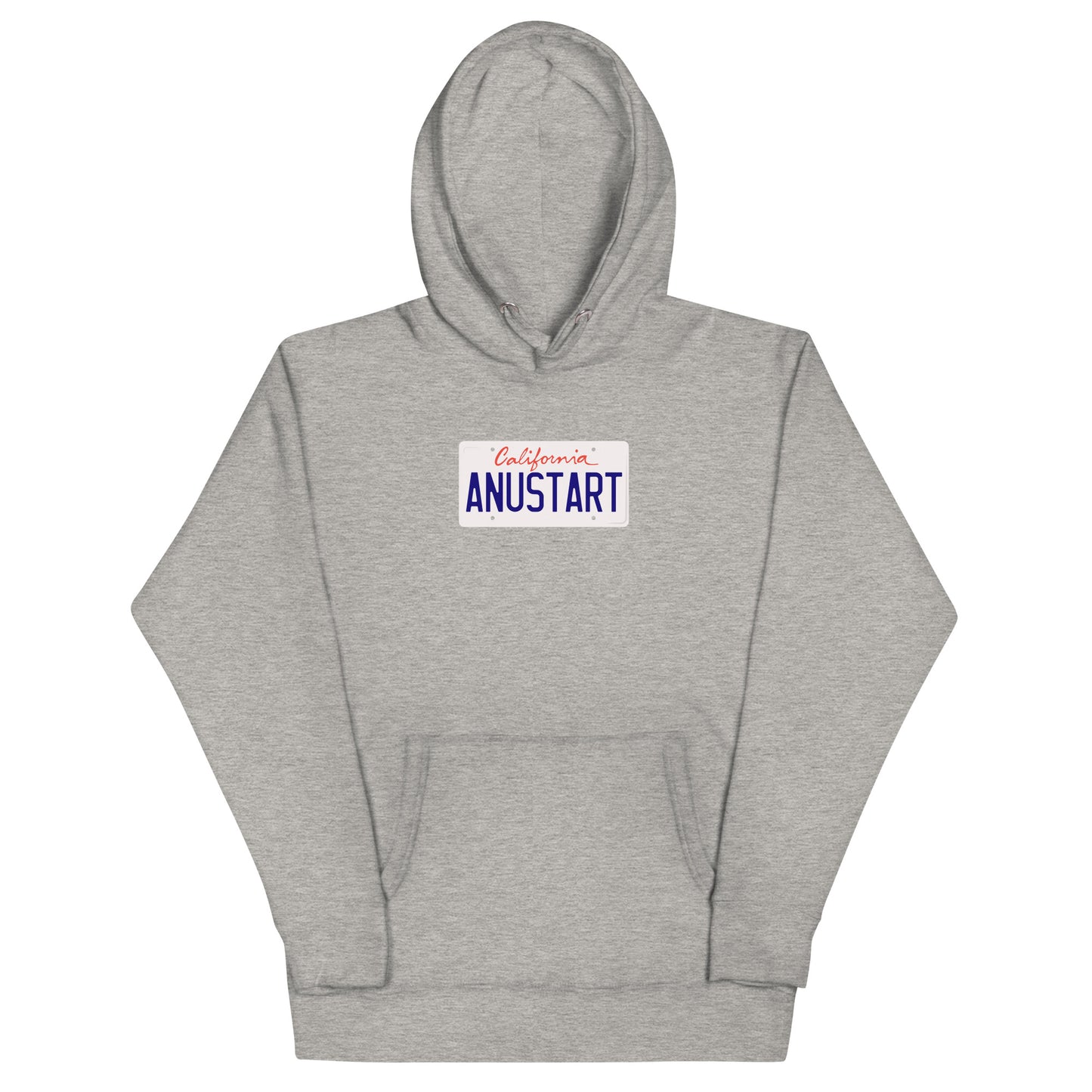 Anustart Minimal License Plate Unisex Hoodie