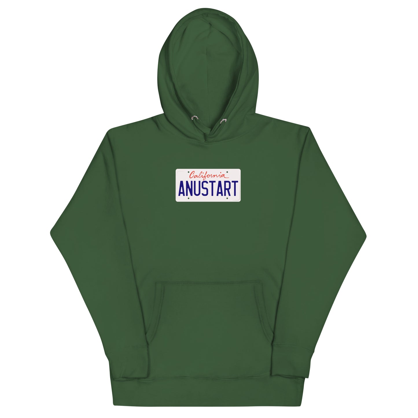 Anustart Minimal License Plate Unisex Hoodie