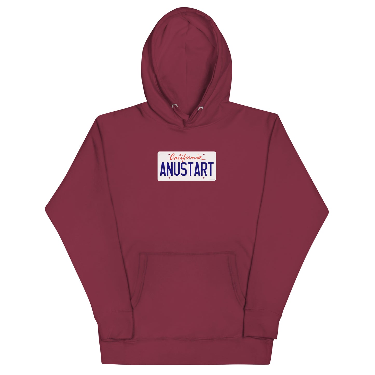Anustart Minimal License Plate Unisex Hoodie
