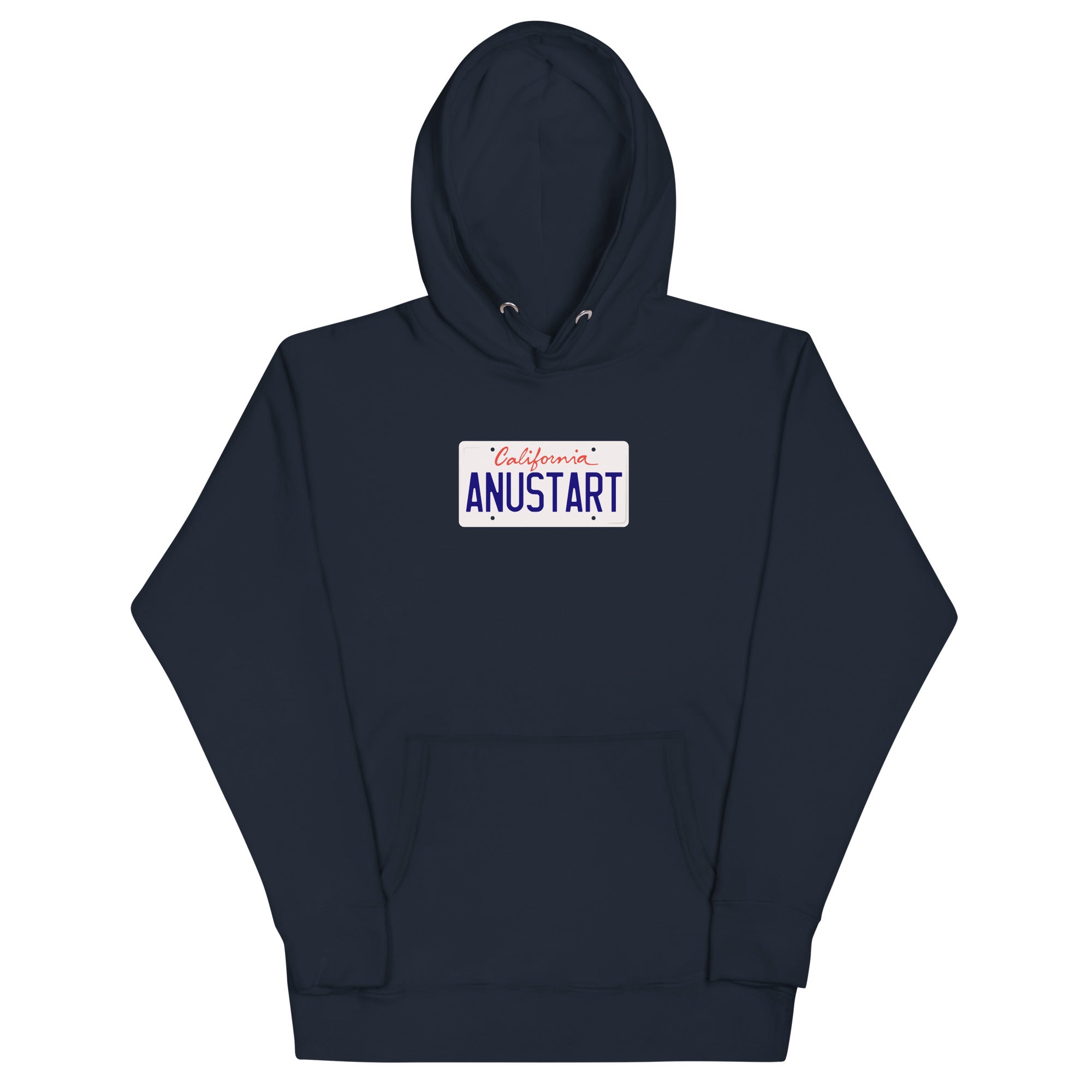 Anustart Minimal License Plate Unisex Hoodie