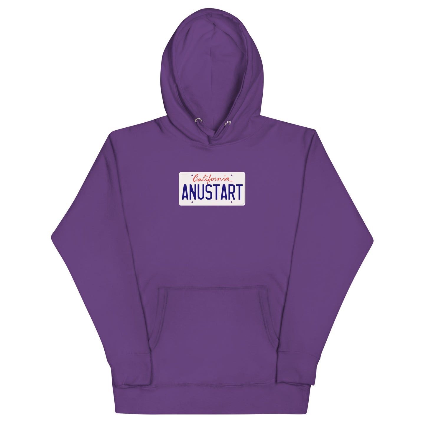 Anustart Minimal License Plate Unisex Hoodie