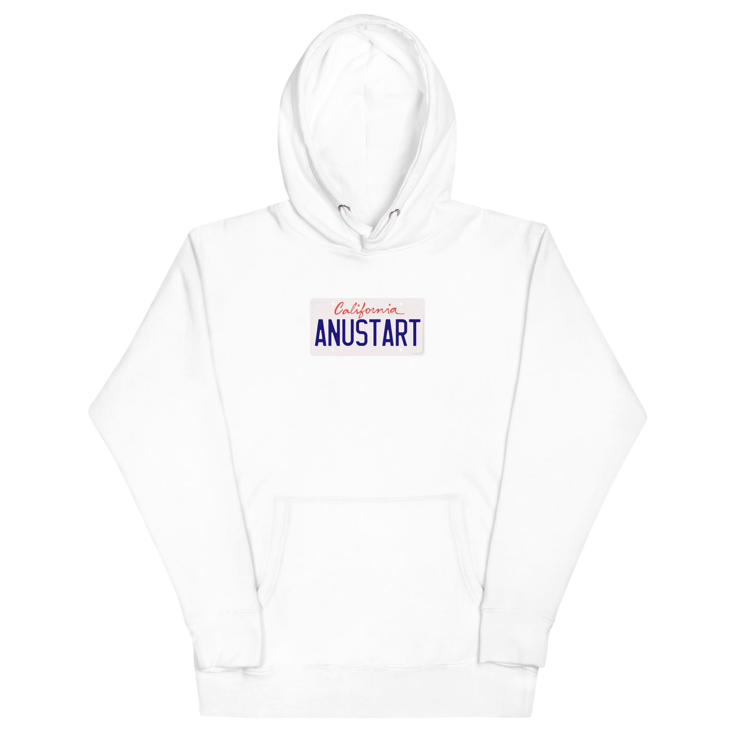 Anustart Minimal License Plate Unisex Hoodie