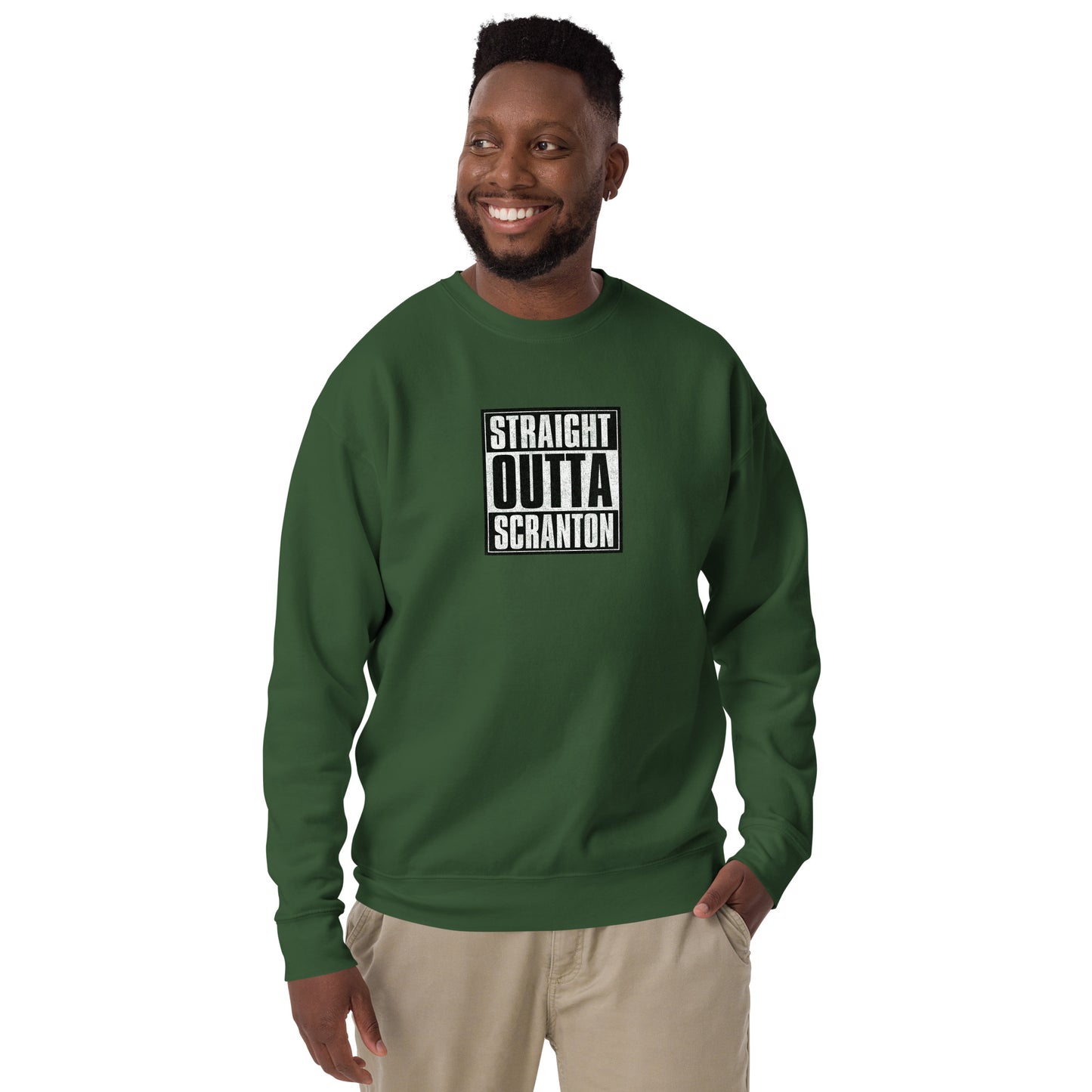 Straight Outta Scranton Unisex Premium Sweatshirt
