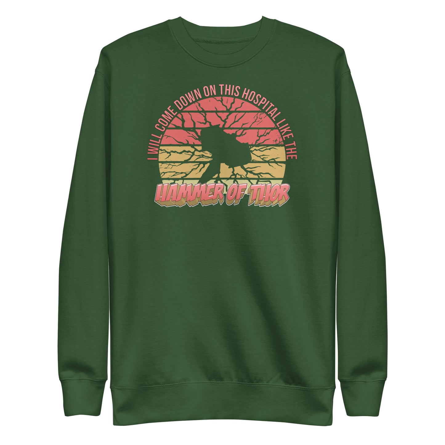 Hammer of Thor (Red Edition) Unisex Premium Sweatshirt