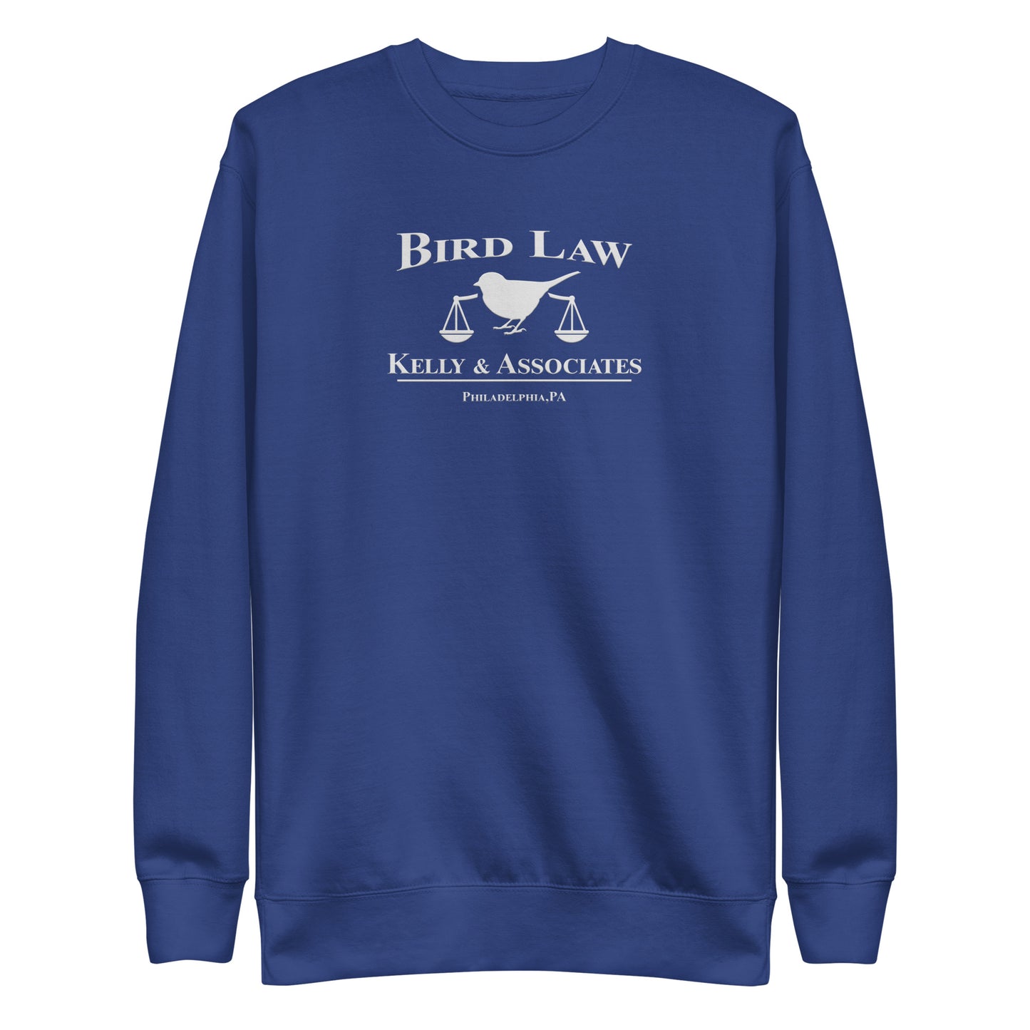 Bird Law Kelly and Associates (White Logo) - Unisex Premium Sweatshirt