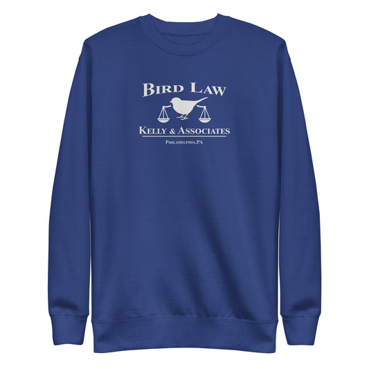 Bird Law Kelly and Associates (White Logo) - Unisex Premium Sweatshirt