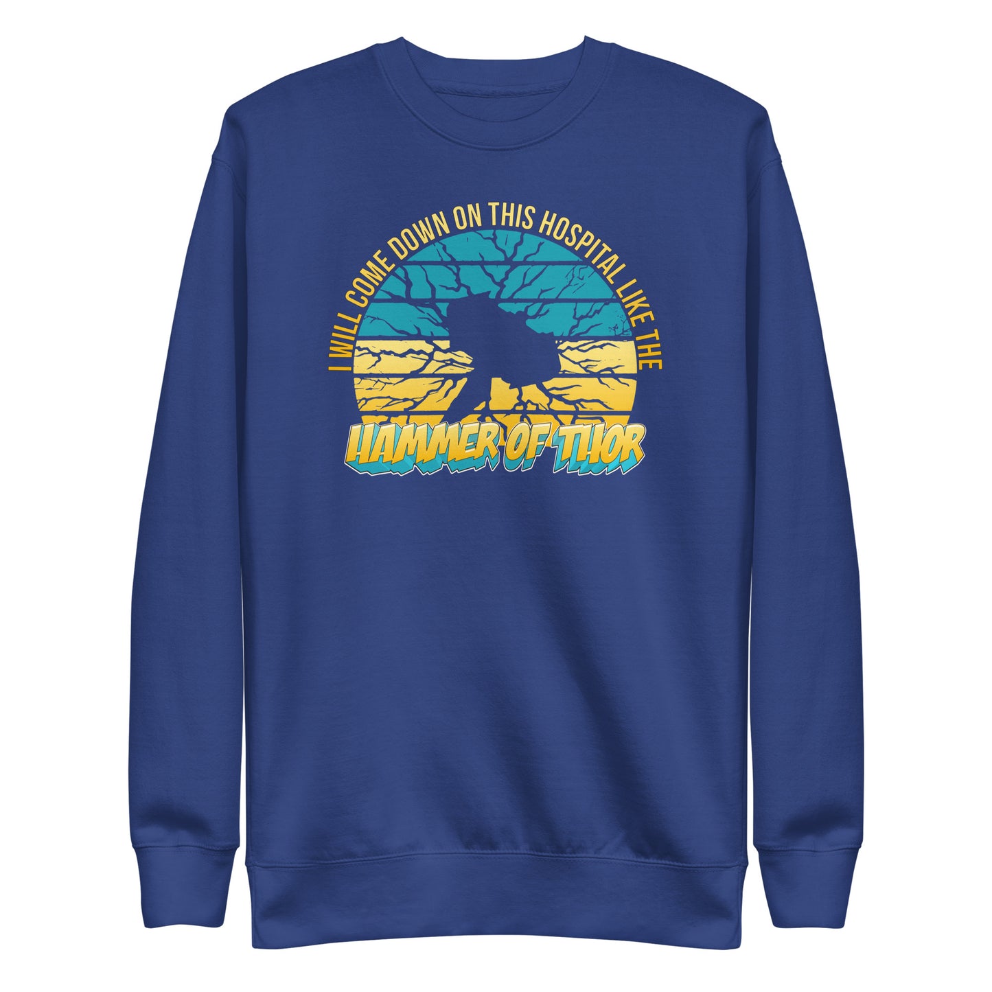 Hammer of Thor (Blue Edition) Unisex Premium Sweatshirt