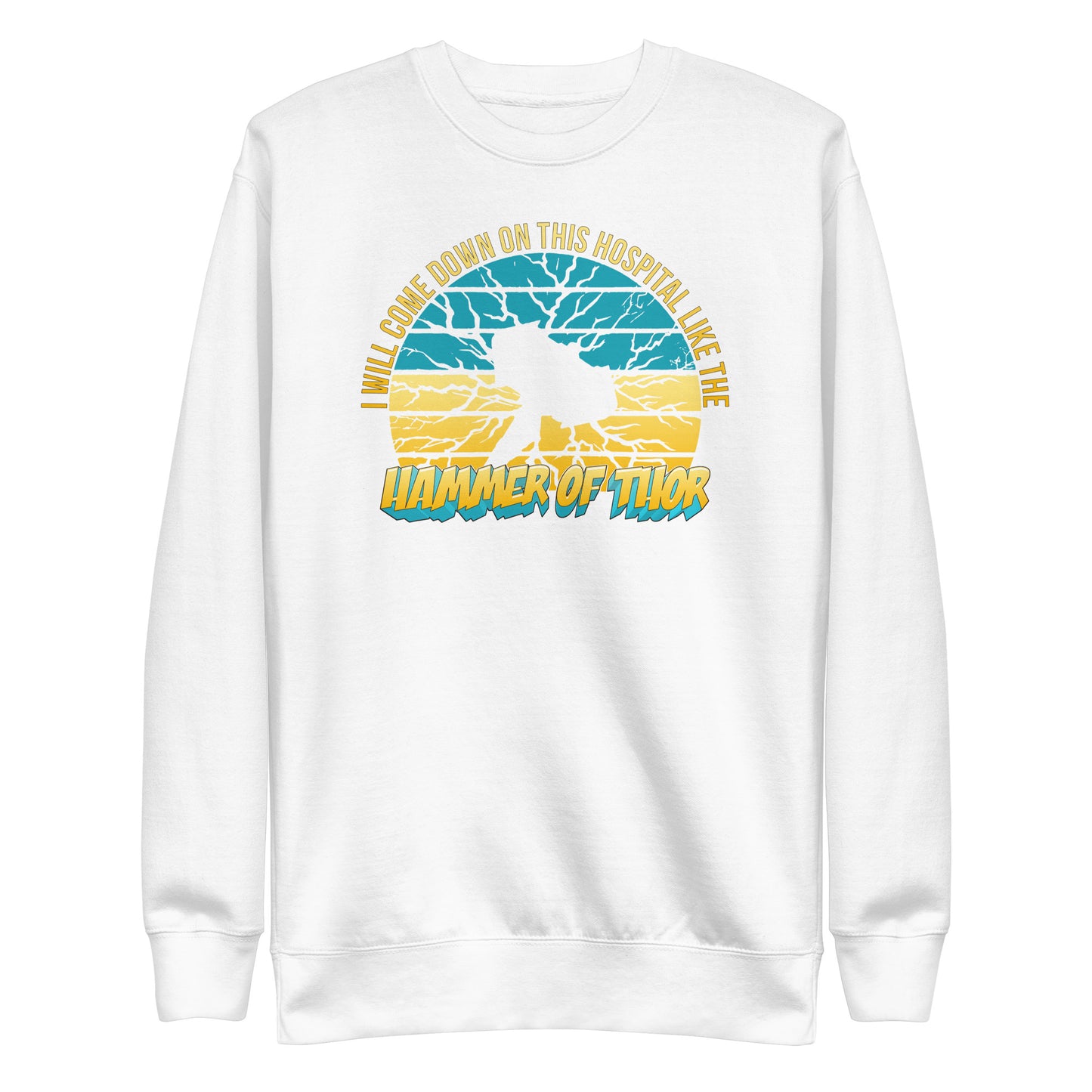 Hammer of Thor (Blue Edition) Unisex Premium Sweatshirt